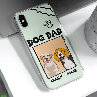 Dog Mom/Dad Cartoon - Personalized Custom Phone Case