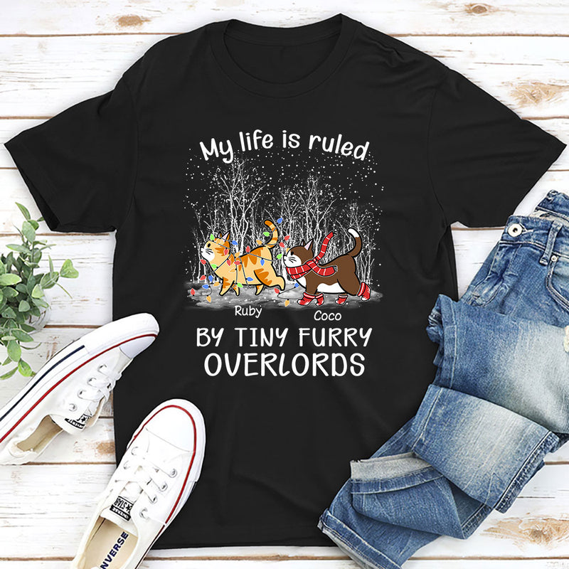 Ruled By Furry Overlords - Personalized Custom  Unisex T-shirt