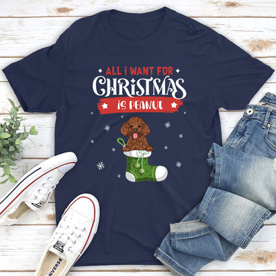 Christmas Wishlist - Personalized Custom Unisex T-shirt