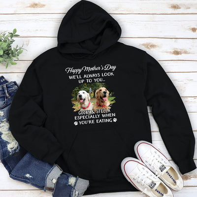 Dog Look Up To You Photo - Personalized Custom Hoodie