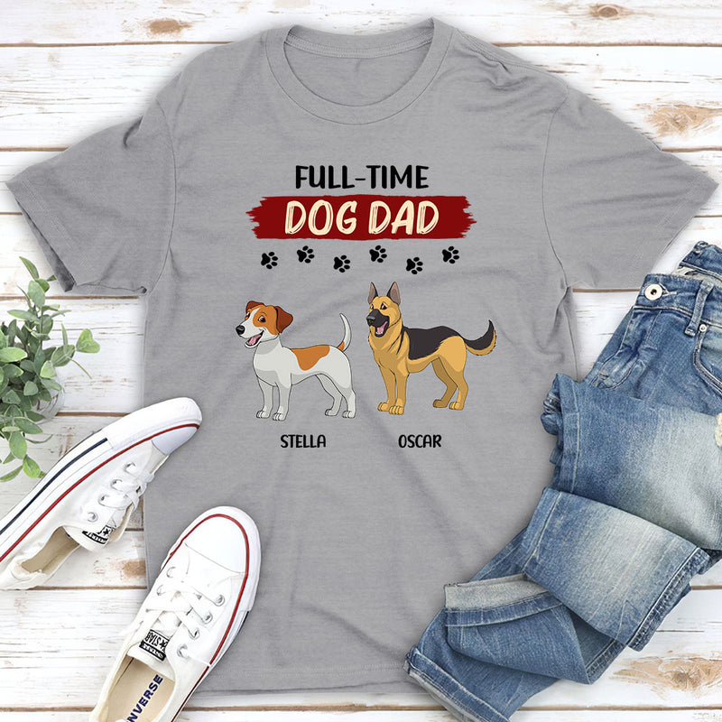 Full-Time Mom - Personalized Custom Unisex T-shirt