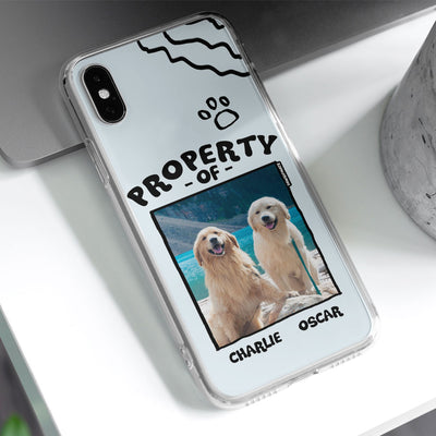 Dog Mom/Dad Cartoon Photo - Personalized Custom Phone Case