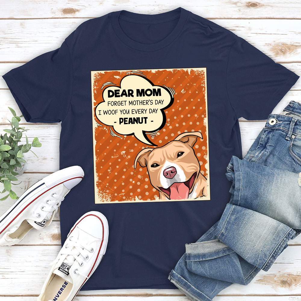Woof You Everyday - Personalized Custom Unisex T-shirt 