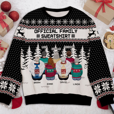 Family Sweatshirt - Personalized Custom All-Over-Print Sweatshirt