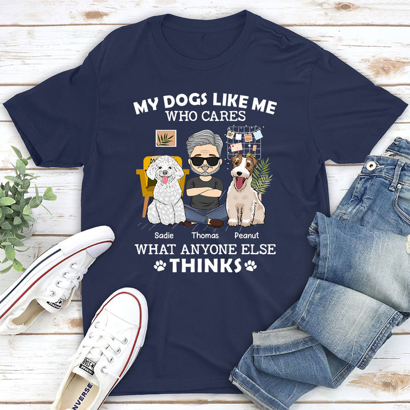 My Dog Like Me - Personalized Custom Unisex T-shirt