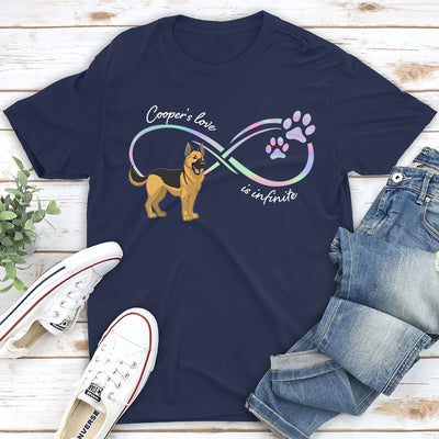 Infinite Love - Personalized Custom Unisex T-shirt