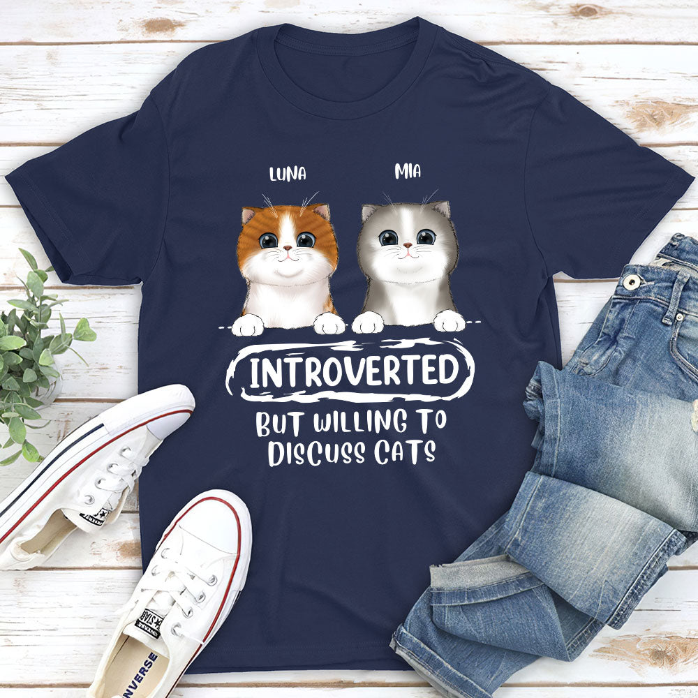 Discuss Cat - Personalized Custom Unisex T-shirt