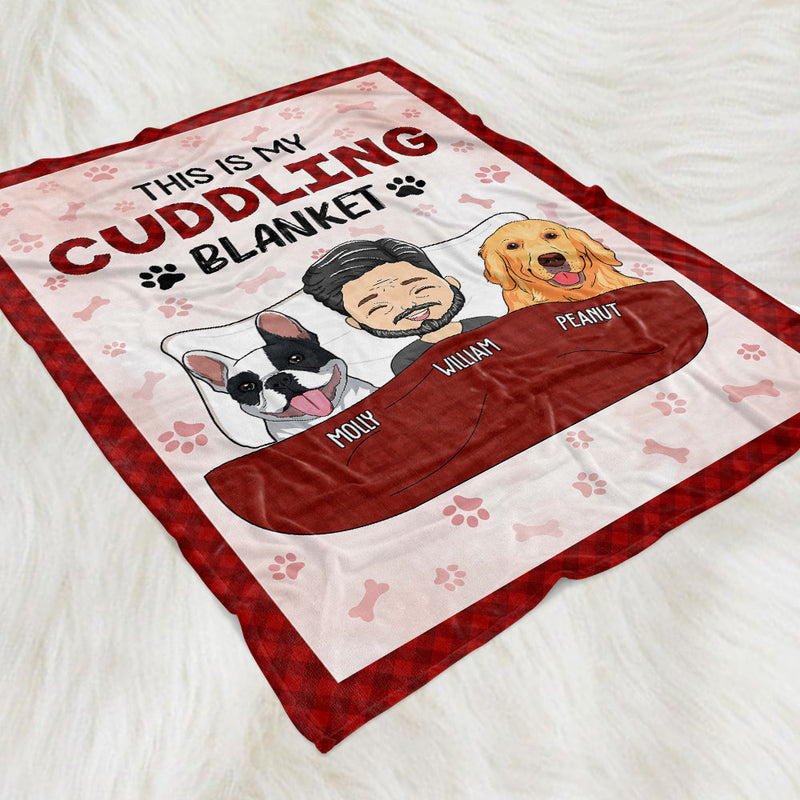 Cuddling Blanket  - Personalized Custom Fleece Blanket