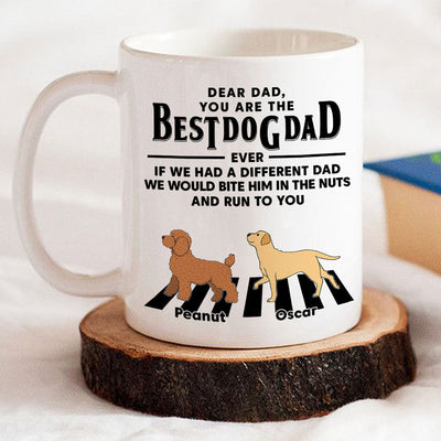 Dogs Run To You (Up To 4 Dogs) - Personalized Custom Coffee Mug