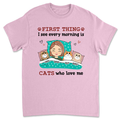 Every Morning Cat - Personalized Custom Unisex T-shirt