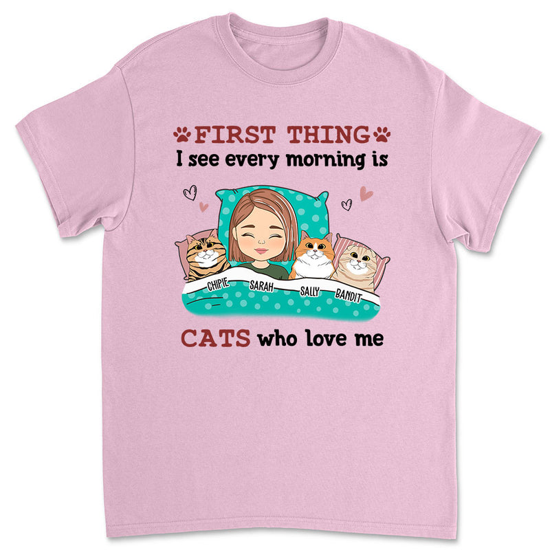 Every Morning Cat - Personalized Custom Unisex T-shirt