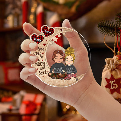 I Love You - Personalized Custom Acrylic Ornament