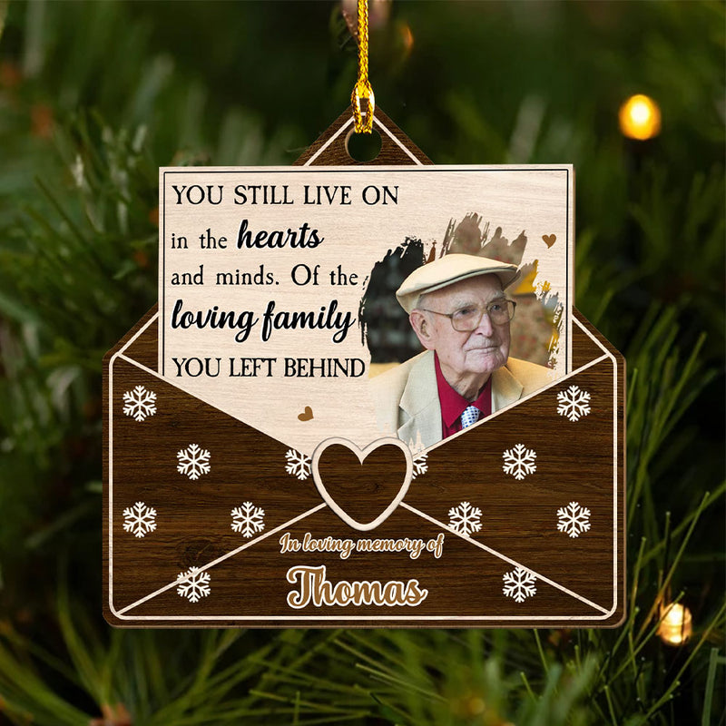 Still Live On - Personalized Custom 1-layered Wood Ornament