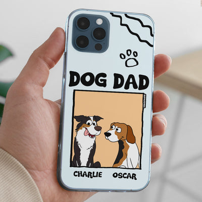 Funny Dog Cartoon - Personalized Custom Phone Case