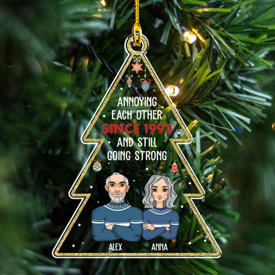 Annoying Each Other - Personalized Custom Acrylic Ornament