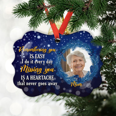 Miss You Every Day - Personalized Custom Aluminum Ornament