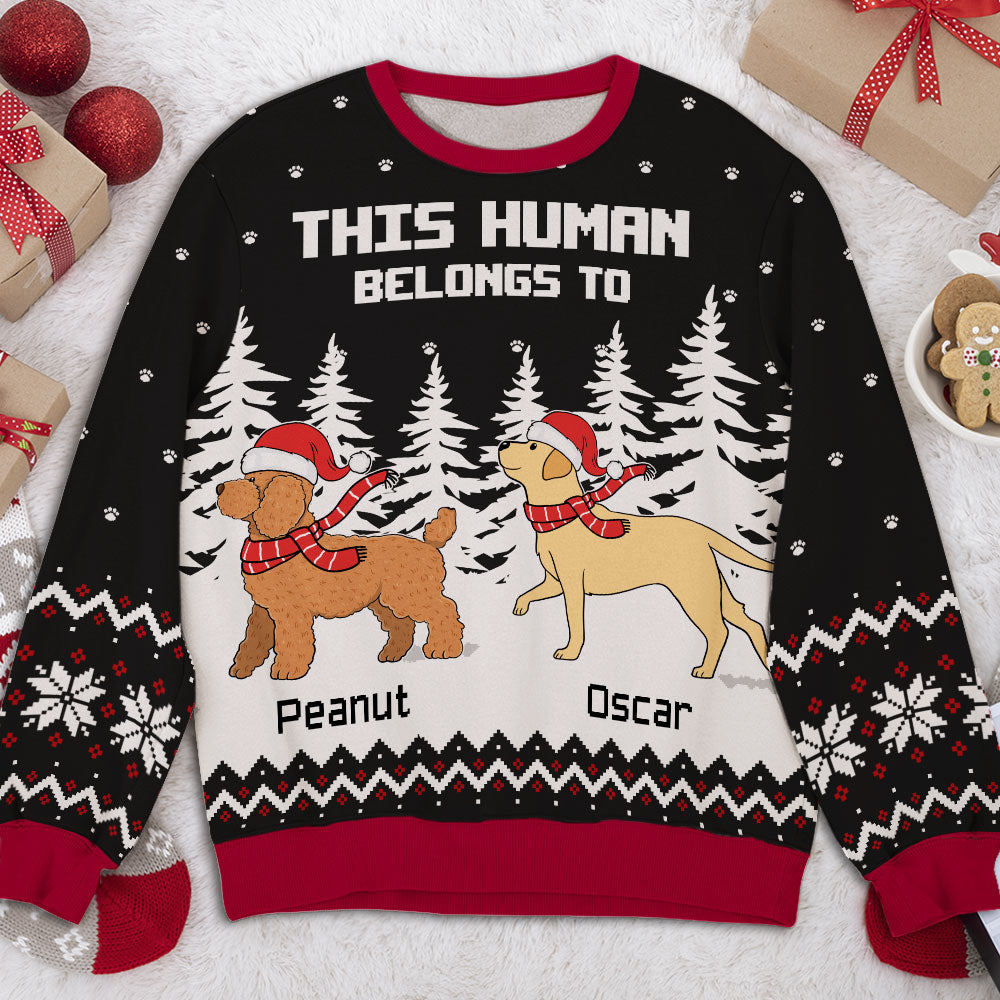 Human Belongs - Personalized Custom All-Over-Print Sweatshirt