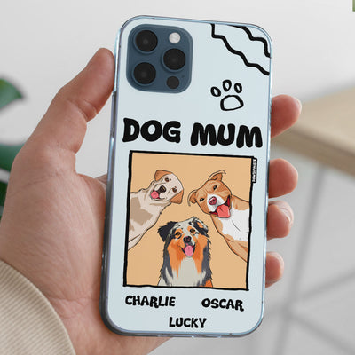 Dog Mom/Dad Cartoon - Personalized Custom Phone Case