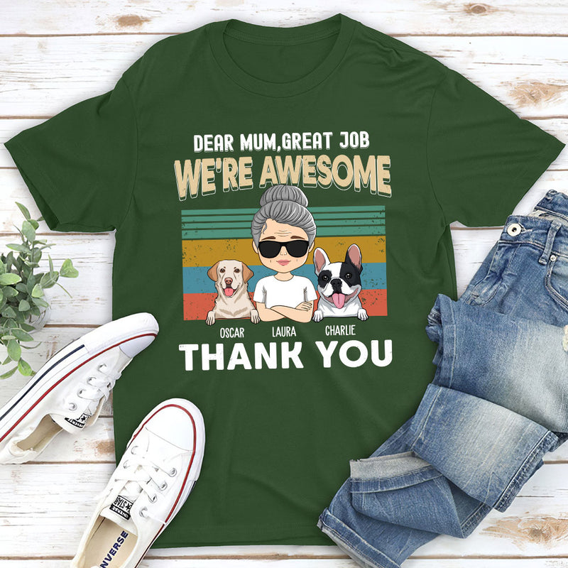 Amazing Good Job Dad - Personalized Custom Premium T-shirt