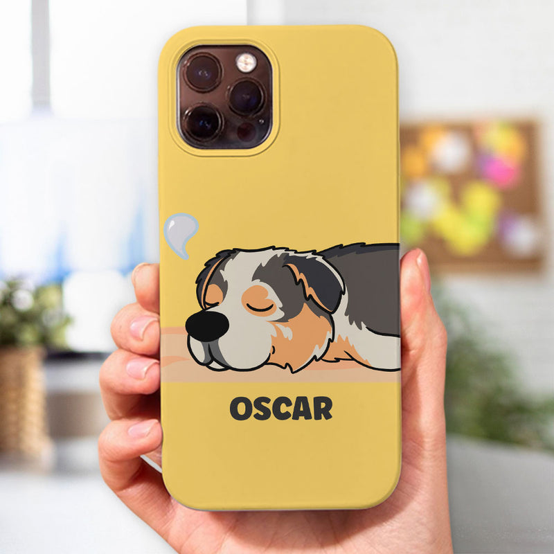 Sleeping Dog - Personalized Custom Phone Case