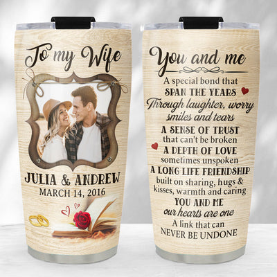 Our Hearts Are One - Personalized Custom Tumbler