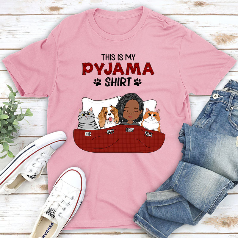 Pet Pyjama Shirt - Personalized Custom Unisex T-shirt