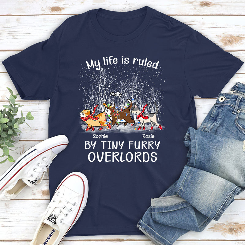 Ruled By Furry Overlords - Personalized Custom  Unisex T-shirt