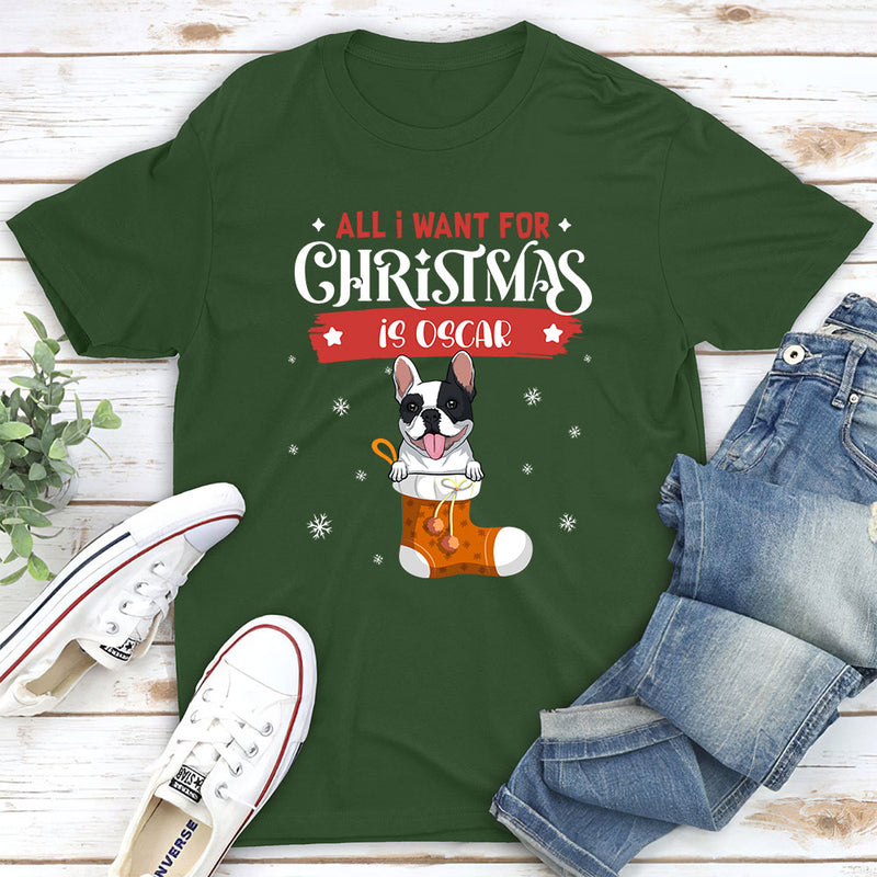 Christmas Wishlist - Personalized Custom Unisex T-shirt