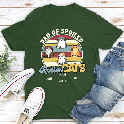 Spoiled Rotten Cat - Personalized Custom Unisex T-shirt