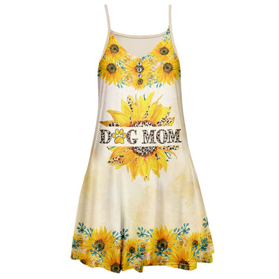 Sunflower Dog Mom - Strap Dress