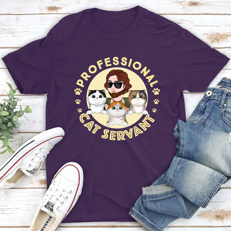 Professional Cat Servant 2 - Personalized Custom Unisex T-shirt