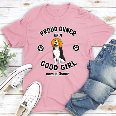 Dog Proud Owner - Personalized Custom Unisex T-shirt