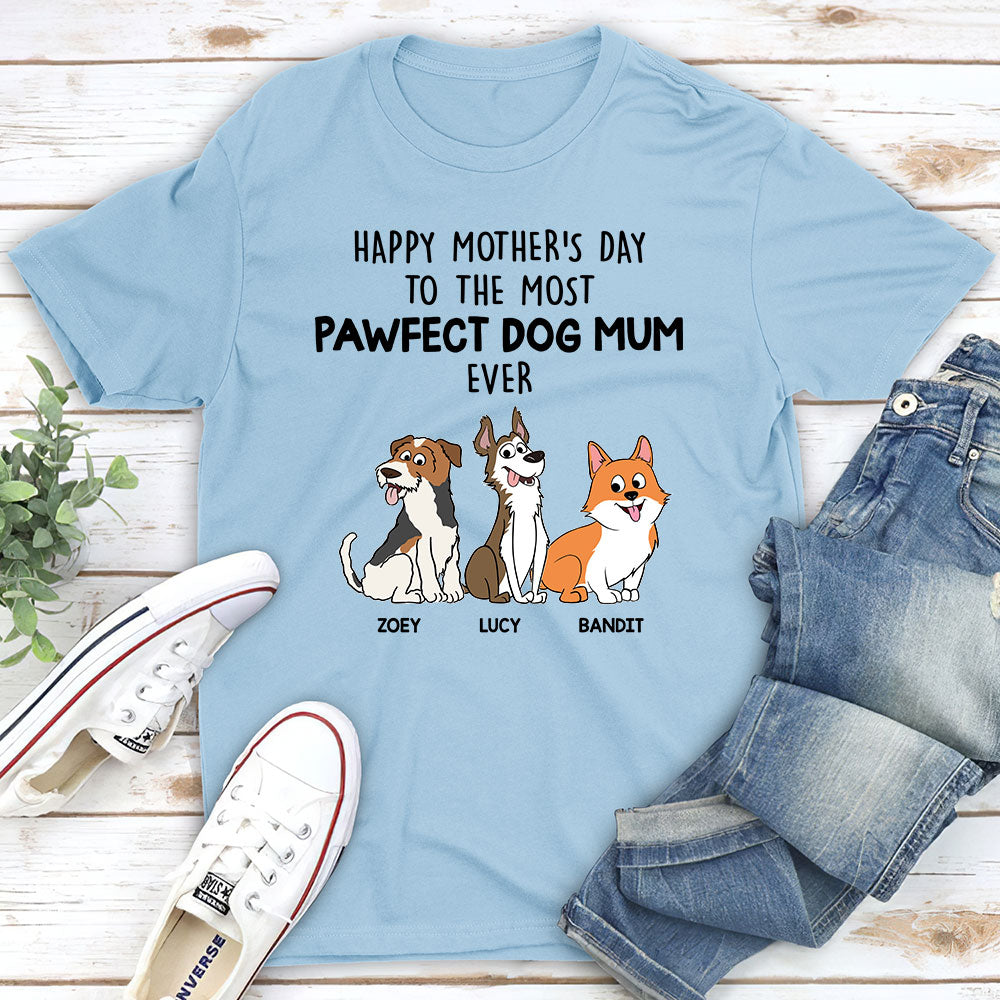 Pawfect Mom - Personalized Custom Unisex T-shirt 