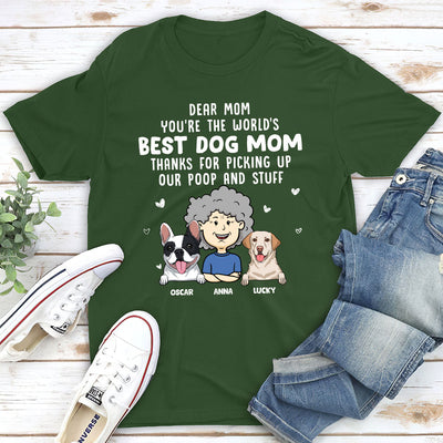 Funny Message For Dog Parents - Personalized Custom Unisex T-shirt