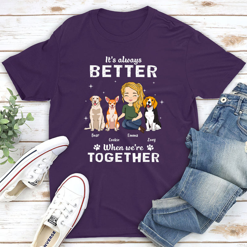 Always Better - Personalized Custom Unisex T-shirt