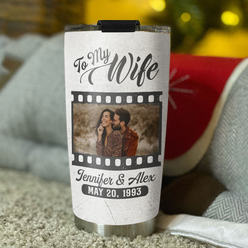 The Day I Met You - Personalized Custom Tumbler