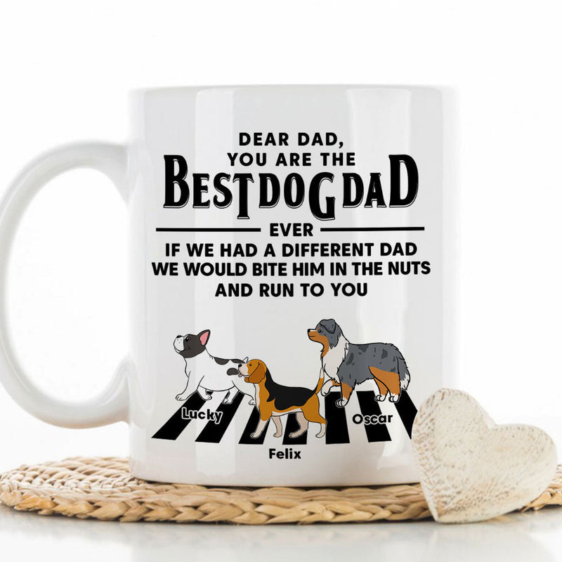 Dogs Run To You (Up To 4 Dogs) - Personalized Custom Coffee Mug