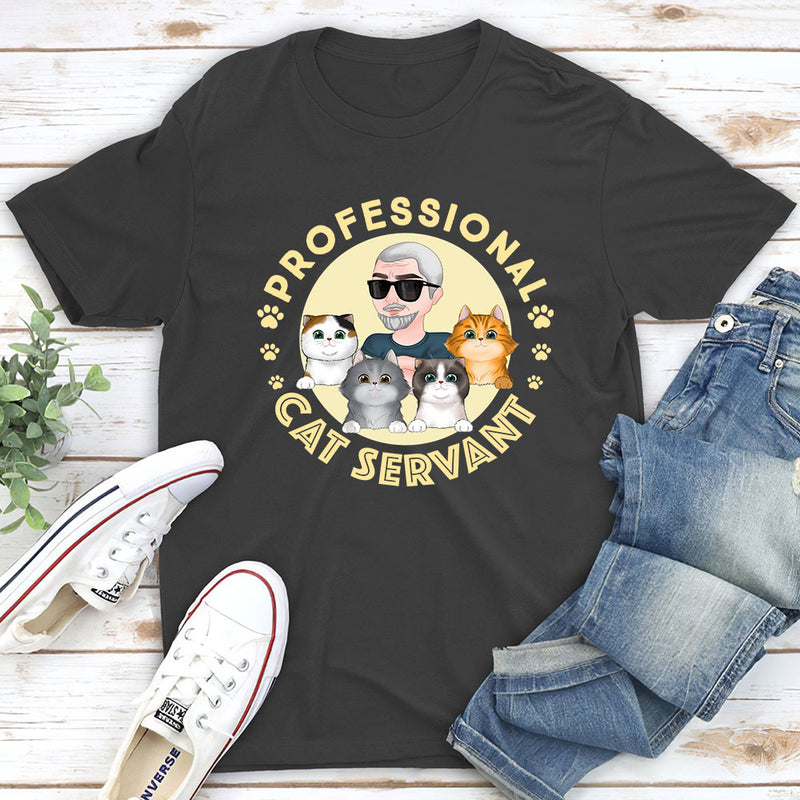 Professional Cat Servant 2 - Personalized Custom Unisex T-shirt