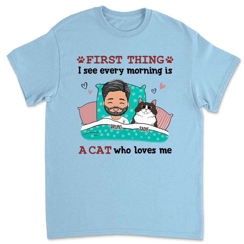 Every Morning Cat - Personalized Custom Unisex T-shirt