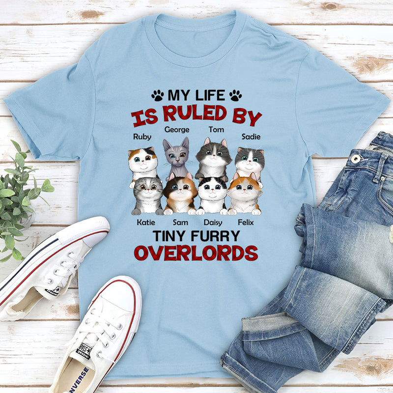 Tiny Furry Overlords - Personalized Custom Unisex T-shirt