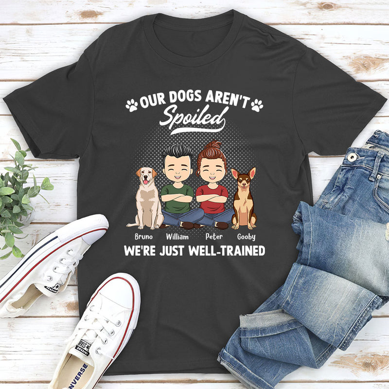 Spoiled Dog Couple - Personalized Custom Unisex T-shirt