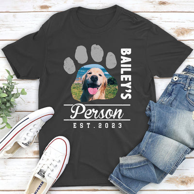 Dog Person Est - Personalized Custom Unisex T-shirt