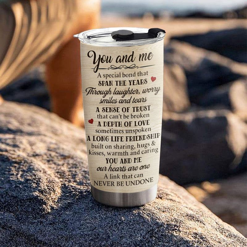 Our Hearts Are One - Personalized Custom Tumbler