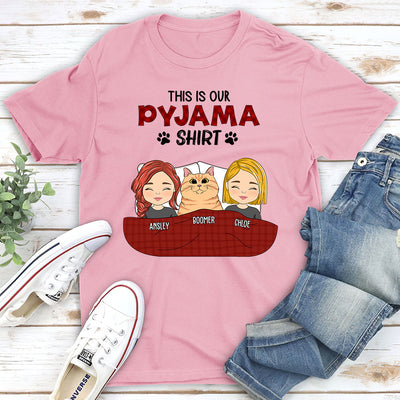 Pyjama Shirt Couple - Personalized Custom Unisex T-shirt