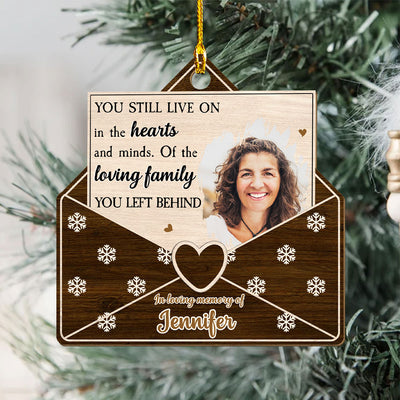 Still Live On - Personalized Custom 1-layered Wood Ornament