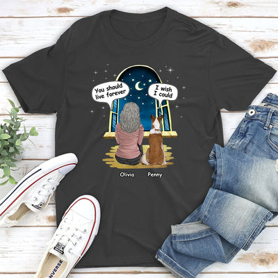 We Wish We Could - Personalized Custom Unisex T-shirt