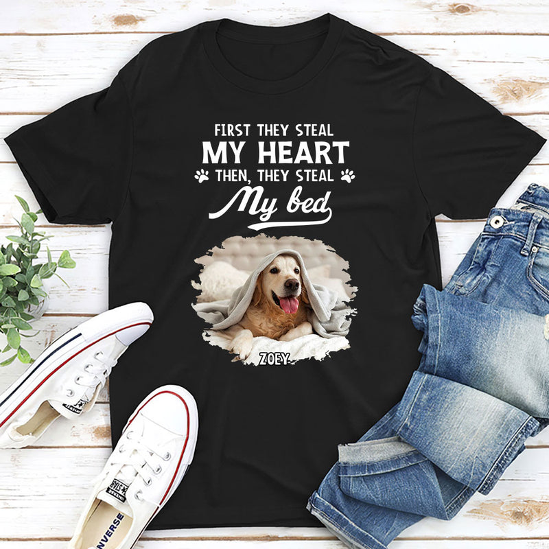 Steal My Heart - Personalized Custom Unisex T-shirt