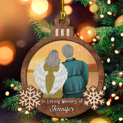 In Remembrance - Personalized Custom 2-layered Wood Ornament