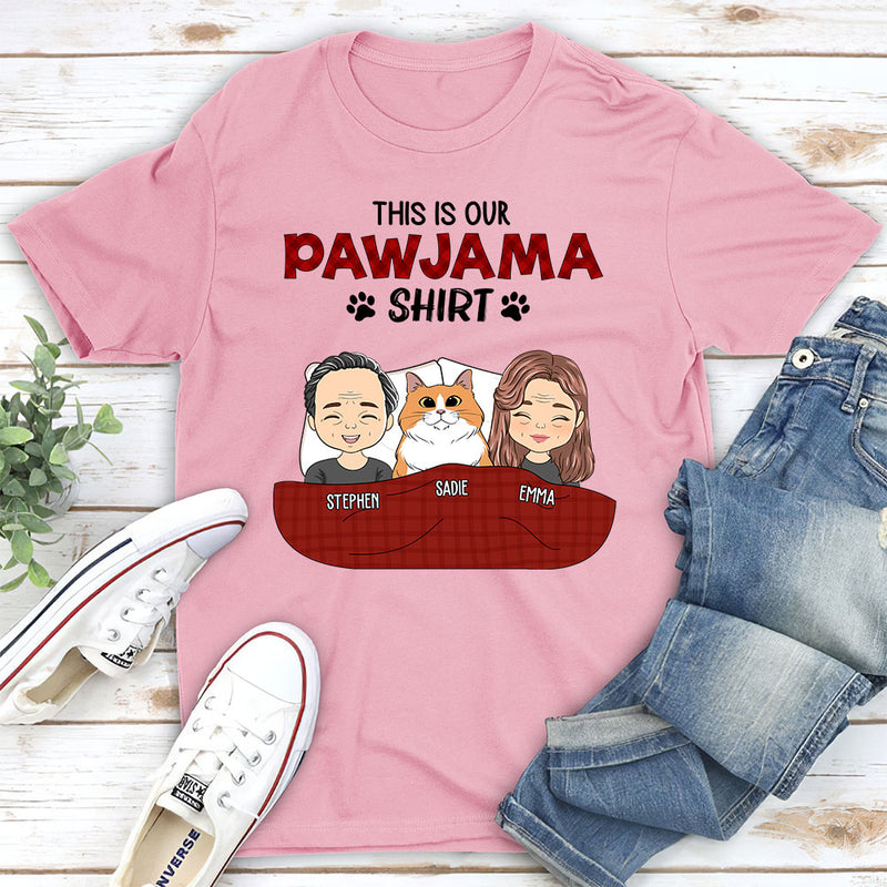 Pawjama Shirt Couple - Personalized Custom Unisex T-shirt