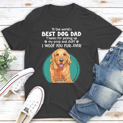 Thank You Dog Mom Dad - Personalized Custom Premium T-shirt